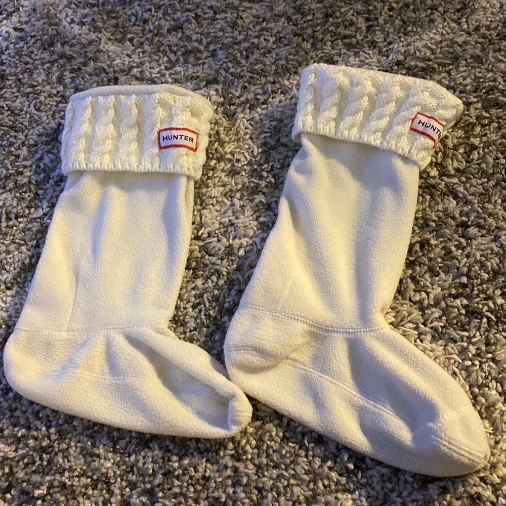 Hunter boot sock. Mid calf
